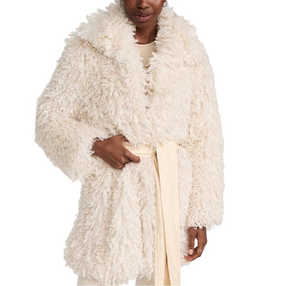 Staud Lydie Belted Coat - Picture 1 of 14